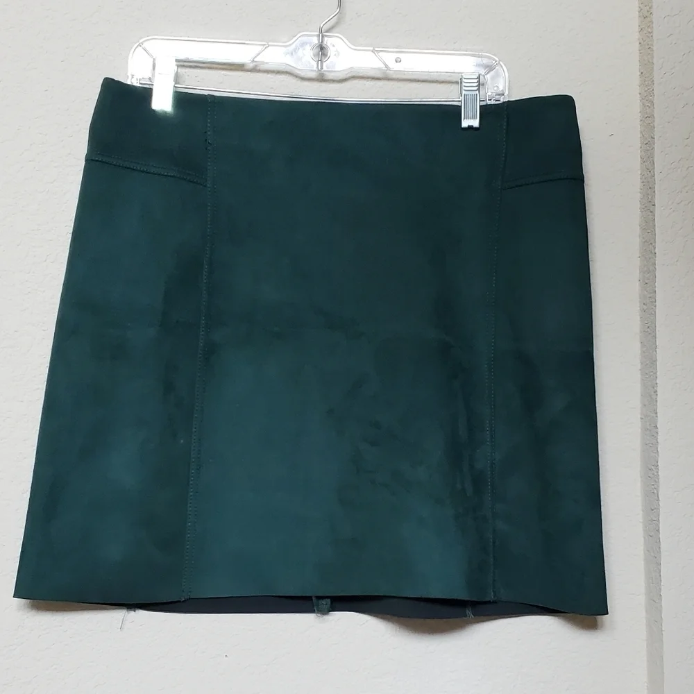 Joe Fresh Faux Suede Mini Skirt.  Size L
